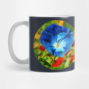 Heavenly Blue Morning Glory Flower to Brighten Your Mood Mug